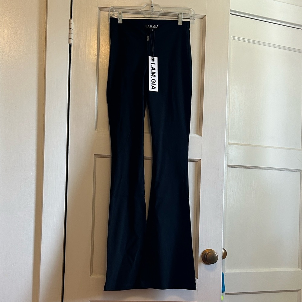 I.AM.GIA Ellena 2.0 Curve Waist Zippered Flare Pants - Picture 3 of 5